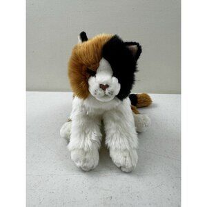Webkinz Signature Calico Cat Plush Realistic Kitten Orange Black White